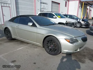 2006 BMW 6 Series 650Ci with VIN WBAEK13486CN72278, listed as a IAAI auction lot 41119321 with 170,553 mi miles. Bid and sale history available at carsss.com. Image 1.