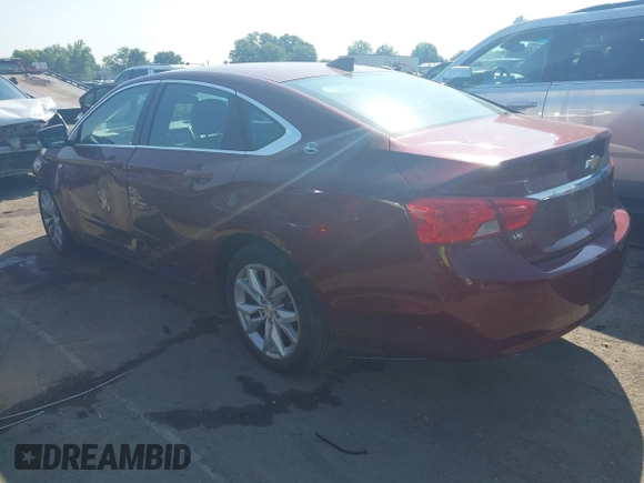 2017 Chevrolet Impala LT with VIN 2G1105S37H9106710, listed as a IAAI auction lot 42585642 with 96,392 mi miles and . Bid and sale history available at DreamBid. Image 3.