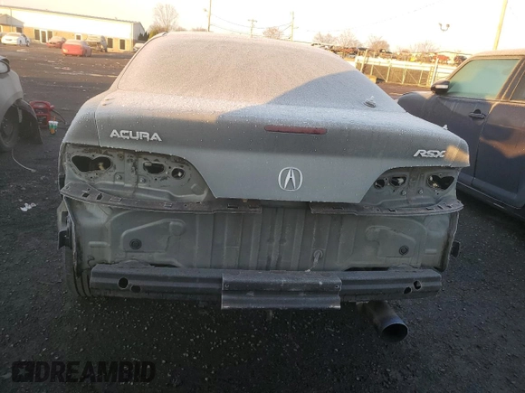 2005 Acura RSX with VIN JH4DC54825S000758, listed as a Copart auction lot 80918834 with 281,117 mi miles and Salvage Title. Bid and sale history available at carsss.com. Image 6.