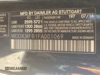 2015 Mercedes-Benz S 550 with VIN WDDXJ8FB1FA001069, listed as a Copart auction lot 46869505 with 206,907 mi miles and Clean Title. Bid and sale history available at DreamBid. Image 12.