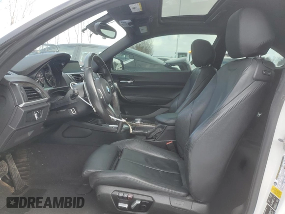 2017 BMW 2 Series M240i xDrive with VIN WBA2G3C51HV640971, listed as a Copart auction lot 43590235 with 84,600 mi miles and Salvage Title. Bid and sale history available at carsss.com. Image 7.