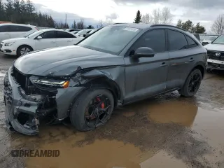 2024 Audi SQ5 Sportback Prestige with VIN WA134AFY3R2143797, listed as a Copart auction lot 47597615 with 8,426 mi miles and Salvage title. Bid and sale history available at DreamBid. Image 1.