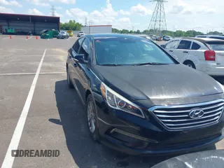 2016 Hyundai Sonata Eco z VIN 5NPE24AA2GH415607, wystawiony jako IAAI lot #42738474 z przebiegiem 89 515 mil mil oraz . Historia ofert i sprzedaży dostępna na DreamBid. Obrazek 1.