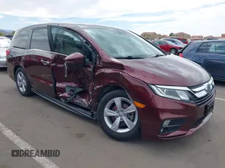 2019 Honda Odyssey EX-L z VIN 5FNRL6H70KB090824, wystawiony jako IAAI lot #41909948 z przebiegiem 108 846 mil mil oraz . Historia ofert i sprzedaży dostępna na DreamBid. Obrazek 1.