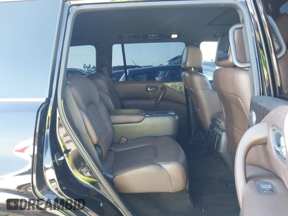 2021 Nissan Armada Platinum with VIN JN8AY2DB4M9793104, listed as a IAAI auction lot 41267471 with 33,616 mi miles. Bid and sale history available at carsss.com. Image 8.