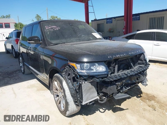 2016 Land Rover Range Rover with VIN SALGW3EF9GA277982, listed as a IAAI auction lot 41782847 with 81,277 mi miles and . Bid and sale history available at DreamBid. Image 1.