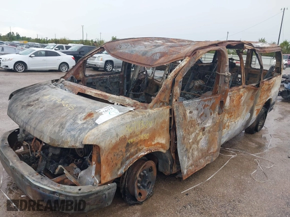 2020 Chevrolet Express Passenger LT with VIN 1GAZGPFG9L1123450, listed as a IAAI auction lot 39904603 with Not provided miles and . Bid and sale history available at DreamBid. Image 16.