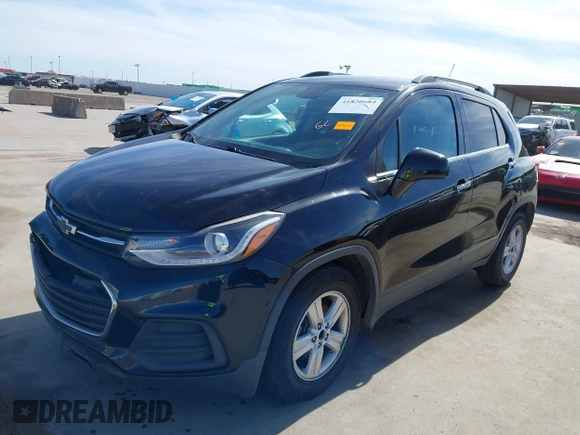 2018 Chevrolet Trax LT with VIN 3GNCJLSB7JL322947, listed as a IAAI auction lot 41820684 with 115,888 mi miles. Bid and sale history available at carsss.com. Image 19.