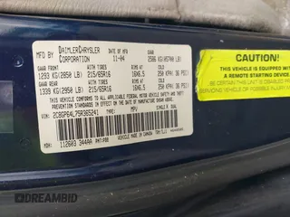 2005 Chrysler Town & Country Limited with VIN 2C8GP64L75R365241, listed as a IAAI auction lot 42147460 with 255,540 mi miles. Bid and sale history available at carsss.com. Image 9.