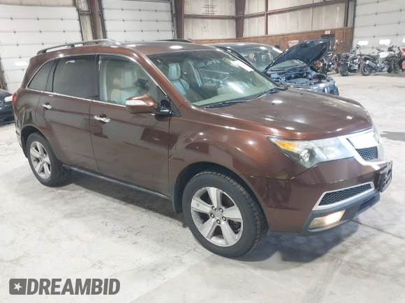 2011 Acura MDX Tech Pkg with VIN 2HNYD2H66BH541588, listed as a IAAI auction lot 42002712 with 216,298 mi miles. Bid and sale history available at carsss.com. Image 1.