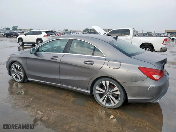 2018 Mercedes-Benz CLA with VIN WDDSJ4EB8JN527222, listed as a Copart auction lot 51332575 with 73,759 mi miles and Salvage Title. Bid and sale history available at carsss.com. Image 2.