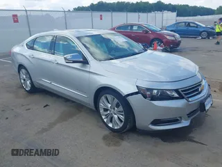 2017 Chevrolet Impala Premier with VIN 1G1145S35HU111069, listed as a IAAI auction lot 42251520 with 105,576 mi miles and . Bid and sale history available at DreamBid. Image 1.