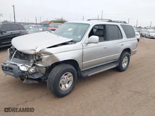 2002 Toyota 4Runner SR5 with VIN JT3GN86R020250964, listed as a IAAI auction lot 41588629 with 1 mi miles. Bid and sale history available at carsss.com. Image 2.