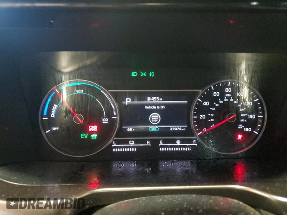 2021 Kia Sorento EX with VIN KNDRH4LG1M5045196, listed as a Copart auction lot 56785305 with 37,876 mi miles and Salvage title. Bid and sale history available at DreamBid. Image 9.