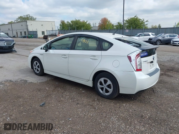 2013 Toyota Prius One with VIN JTDKN3DU0D5546170, listed as a IAAI auction lot 42193801 with 204,796 mi miles. Bid and sale history available at carsss.com. Image 3.