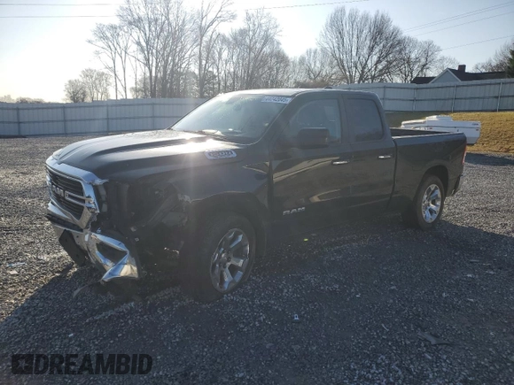2020 Ram 1500 Big Horn with VIN 1C6SRFBT5LN248106, listed as a Copart auction lot 44242045 with 58,646 mi miles and Salvage Title. Bid and sale history available at carsss.com. Image 1.
