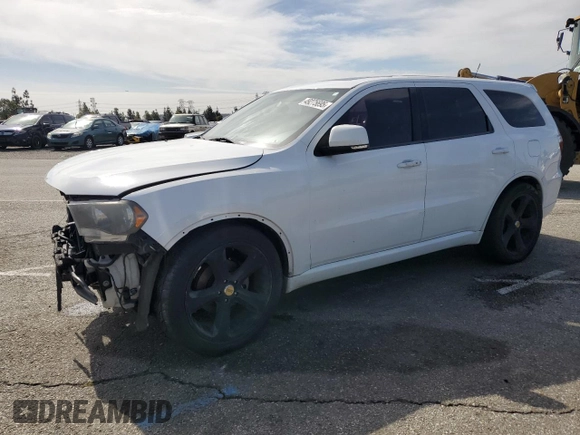 2013 Dodge Durango R/T with VIN 1C4SDHCT2DC559006, listed as a Copart auction lot 49275695 with 117,323 mi miles and Salvage title. Bid and sale history available at DreamBid. Image 1.