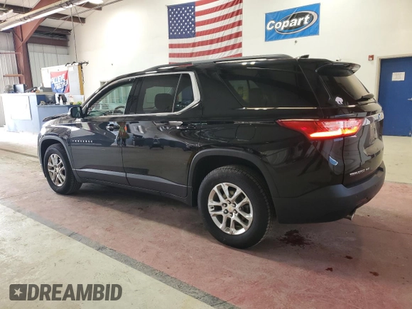 2019 Chevrolet Traverse LT Cloth z VIN 1GNEVGKW0KJ283022, wystawiony jako Copart lot #58908455 z przebiegiem 55 155 mil mil oraz Szkoda całkowita • Salvage title. Historia ofert i sprzedaży dostępna na DreamBid. Obrazek 2.
