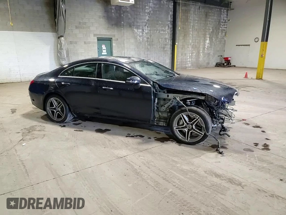 2019 Mercedes-Benz CLS with VIN WDD2J5KB7KA031427, listed as a Copart auction lot 75263124 with 80,592 mi miles and Salvage Title. Bid and sale history available at carsss.com. Image 14.