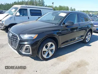 2022 Audi Q5 S line Premium Plus with VIN WA1EAAFY4N2042912, listed as a IAAI auction lot 42673244 with 32,597 mi miles and . Bid and sale history available at DreamBid. Image 2.