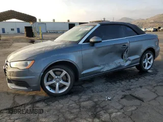 2015 Audi A3 Premium z VIN WAU6CLFF4F1115361, wystawiony jako Copart lot #44633145 z przebiegiem 86 431 mil mil oraz Szkody całkowita. Historia ofert i sprzedaży dostępna na DreamBid. Obrazek 1.