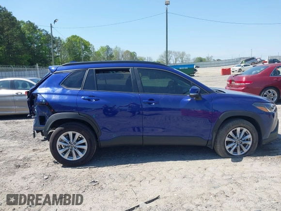 2023 Toyota Corolla Cross LE with VIN 7MUCAAAG8PV065431, listed as a IAAI auction lot 42031958 with 25,000 mi miles and . Bid and sale history available at DreamBid. Image 14.
