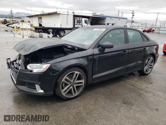 2018 Audi A3 Sedan Premium with VIN WAUAUGFF4J1035873, listed as a Copart auction lot 41270904 with 61,369 mi miles. Bid and sale history available at carsss.com. Image 1.