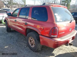 1998 Dodge Durango with VIN 1B4HS28Z7WF148029, listed as a IAAI auction lot 41652001 with 232,557 mi miles. Bid and sale history available at carsss.com. Image 3.