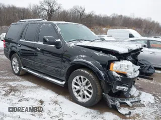 2016 Ford Expedition Limited with VIN 1FMJU2AT3GEF37984, listed as a IAAI auction lot 41136923 with 142,018 mi miles and . Bid and sale history available at DreamBid. Image 1.