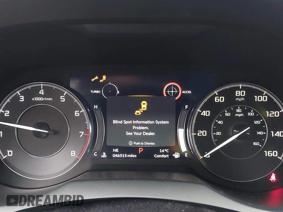 2021 Acura RDX Technology with VIN 5J8TC2H5XML807180, listed as a IAAI auction lot 42779411 with 46,515 mi miles and . Bid and sale history available at DreamBid. Image 7.