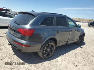 2015 Audi Q7 S line Prestige with VIN WA1DGAFE9FD002055, listed as a Copart auction lot 58073635 with 165,304 mi miles and Salvage title. Bid and sale history available at DreamBid. Image 3.