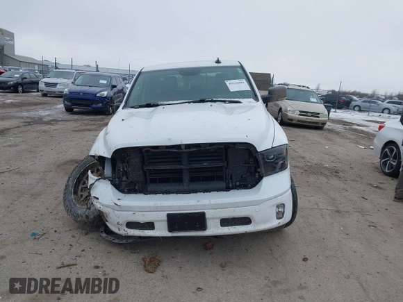 2018 Ram 1500 Big Horn with VIN 3C6RR7LT5JG135653, listed as a IAAI auction lot 41626601 with 91,267 mi miles. Bid and sale history available at carsss.com. Image 12.
