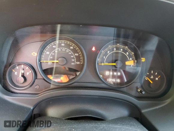 2016 Jeep Compass Sport with VIN 1C4NJDBB3GD522536, listed as a Copart auction lot 58891195 with 134,616 mi miles and Clean title. Bid and sale history available at DreamBid. Image 9.
