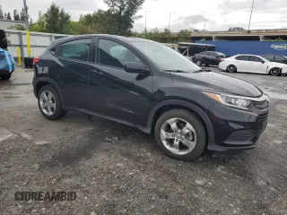 2021 Honda HR-V LX with VIN 3CZRU5H37MM730699, listed as a Copart auction lot 56505875 with 40,962 mi miles and Salvage title. Bid and sale history available at DreamBid. Image 4.
