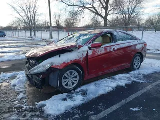 2012 Hyundai Sonata GLS with VIN 5NPEB4AC8CH335899, listed as a IAAI auction lot 41378841 with 54,837 mi miles. Bid and sale history available at carsss.com. Image 2.