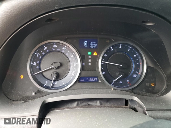 2012 Lexus IS 350 with VIN JTHBE5C26C5029741, listed as a Copart auction lot 59763525 with 112,834 mi miles and Salvage title. Bid and sale history available at DreamBid. Image 9.