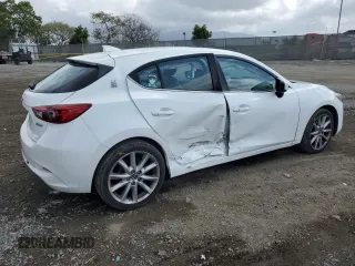 2017 Mazda 3 Grand Touring with VIN JM1BN1M37H1116869, listed as a Copart auction lot 51706765 with 86,334 mi miles and Salvage Title. Bid and sale history available at DreamBid. Image 3.