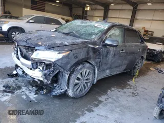 2016 Acura MDX w/Tech/Entertainment with VIN 5FRYD4H62GB059200, listed as a Copart auction lot 45861265 with 0 mi miles and Salvage Title. Bid and sale history available at carsss.com. Image 1.