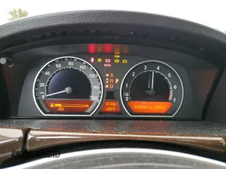2004 BMW 7 Series 745i with VIN WBAGL634X4DP70421, listed as a Copart auction lot 73309744 with 123,457 mi miles and Salvage Title. Bid and sale history available at carsss.com. Image 9.