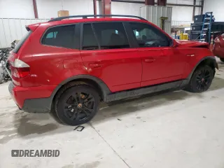 2007 BMW X3 3.0si with VIN WBXPC934X7WF04450, listed as a Copart auction lot 55164075 with 134,911 mi miles and Salvage title. Bid and sale history available at DreamBid. Image 3.