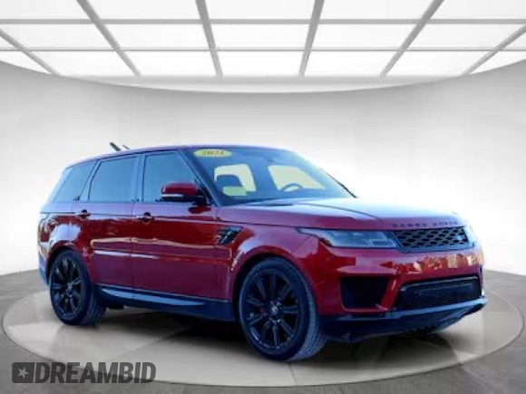2021 Land Rover Range Rover Sport SE with VIN SALWG2SU7MA753065, listed as a Copart auction lot 43857605 with 69,346 mi miles and Clean Title. Bid and sale history available at carsss.com. Image 1.
