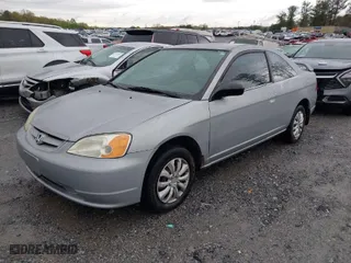2002 Honda Civic LX with VIN 1HGEM21522L018194, listed as a IAAI auction lot 41923079 with 340,132 mi miles. Bid and sale history available at carsss.com. Image 2.