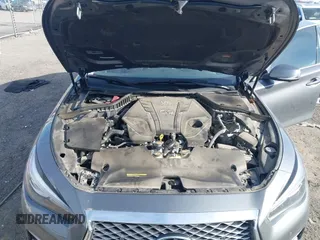 2021 Infiniti Q50 3.0t LUXE with VIN JN1EV7BP5MM707302, listed as a IAAI auction lot 41844207 with 83,201 mi miles. Bid and sale history available at carsss.com. Image 10.