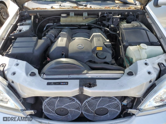 2005 Mercedes-Benz M-Class 3.7L with VIN 4JGAB57E35A546639, listed as a Copart auction lot 50201805 with 88,710 mi miles and Salvage Title. Bid and sale history available at carsss.com. Image 12.