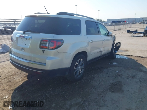 2014 GMC Acadia SLT with VIN 1GKKRRKDXEJ375452, listed as a IAAI auction lot 41652779 with 155,584 mi miles. Bid and sale history available at carsss.com. Image 4.