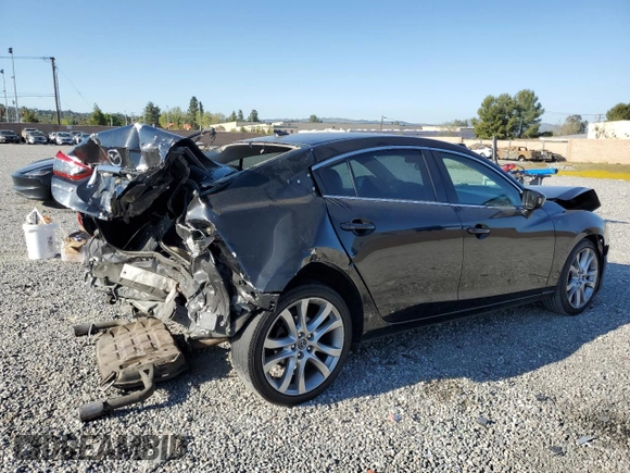 2015 Mazda 6 i Touring with VIN JM1GJ1V59F1202893, listed as a Copart auction lot 52544625 with 138,387 mi miles and Salvage Title. Bid and sale history available at carsss.com. Image 3.