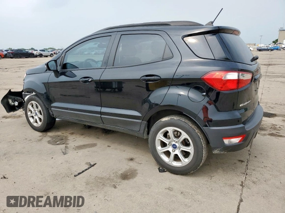 2021 Ford EcoSport SE z VIN MAJ3S2GE1MC455891, wystawiony jako Copart lot #57726405 z przebiegiem 18 624 mil mil oraz Szkoda całkowita • Salvage title. Historia ofert i sprzedaży dostępna na DreamBid. Obrazek 2.