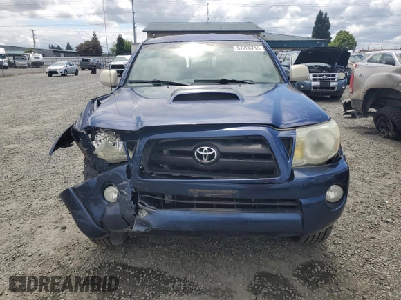 2005 Toyota Tacoma PreRunner with VIN 5TEKU72N55Z098139, listed as a Copart auction lot 57266715 with 144,890 mi miles and Salvage title. Bid and sale history available at DreamBid. Image 5.