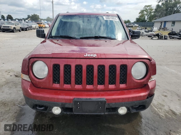 2014 Jeep Patriot Latitude with VIN 1C4NJRFB8ED845677, listed as a Copart auction lot 66019864 with 188,587 mi miles and Salvage Title. Bid and sale history available at carsss.com. Image 5.