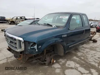 1999 Ford Super Duty F-250 XL with VIN 1FTNX21L8XEC14950, listed as a Copart auction lot 46689625 with 195,289 mi miles and Salvage Title. Bid and sale history available at carsss.com. Image 1.
